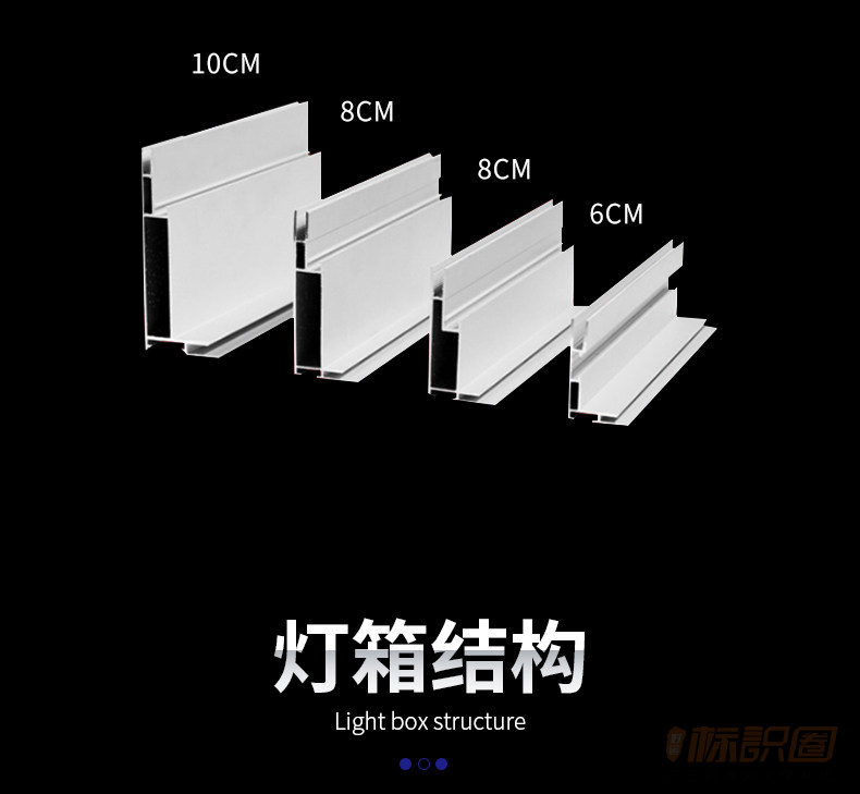 卡布灯箱结构图图片